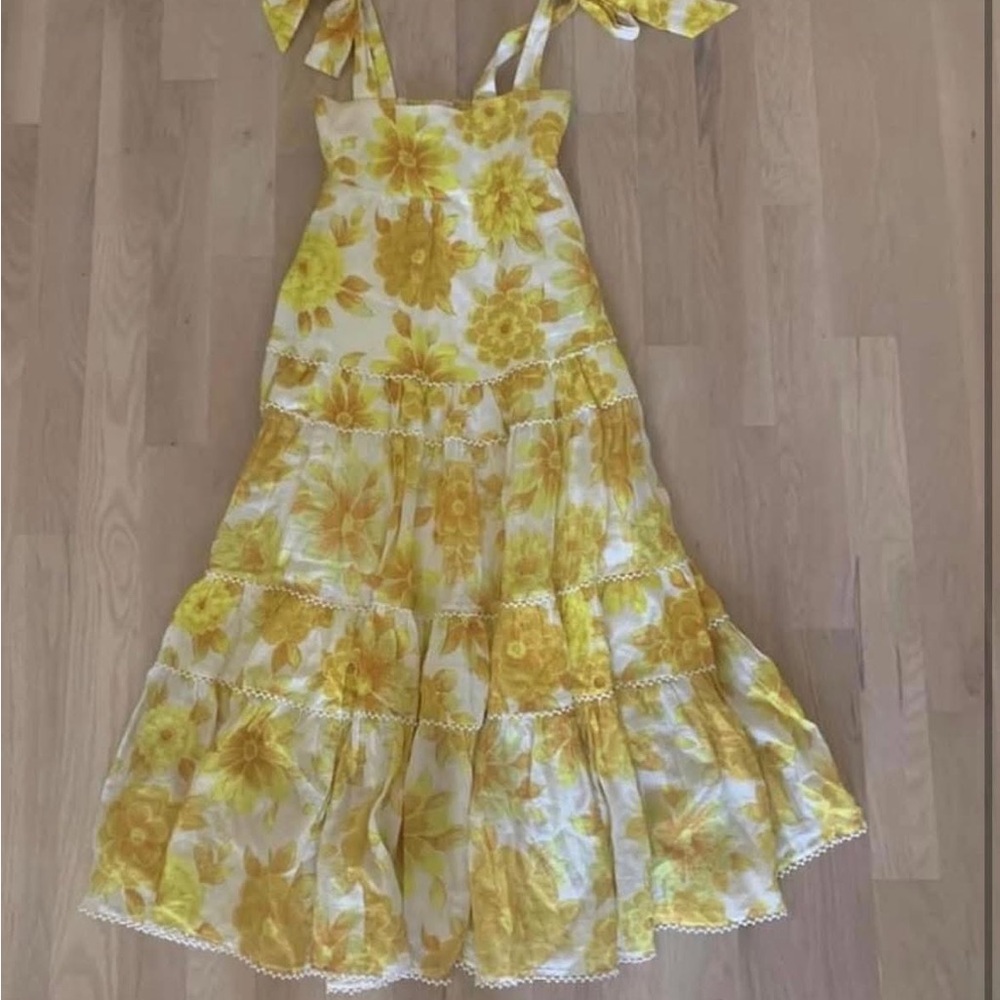 Floral Yellow Sundress